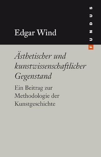 Imagen de archivo de sthetischer und kunstwissenschaftlicher Gegenstand. Ein Beitrag zur Methodologie der Kunstgeschichte ; [in memoriam John Michael Krois (1943 - 2010)], a la venta por modernes antiquariat f. wiss. literatur