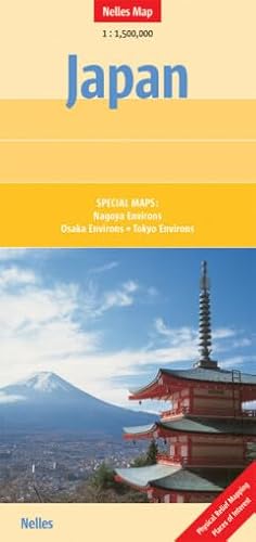 Imagen de archivo de Japan Map by Nelles (Nelles Maps) a la venta por HPB Inc.