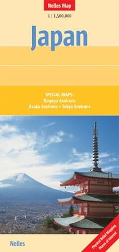 Stock image for Japan Map by Nelles (Nelles Maps) for sale by HPB Inc.