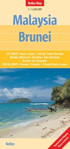 Immagine dell'editore per Nelles Map Malaysia-Brunei Landkarte 1 : 1 500 000. Special Maps: Around Kuala Lumpur,Pangkor,Pena venduto da medimops