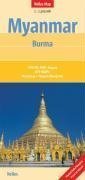 Myanmar - Burma Nelles Map (English, Spanish, French, Italian and German Edition) (9783865740588) by Nelles Verlag