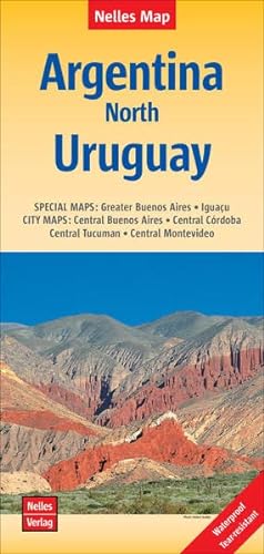 Imagen de archivo de Argentina North / Uruguay nel.map Buenos Aires (English, German and French Edition) a la venta por GF Books, Inc.
