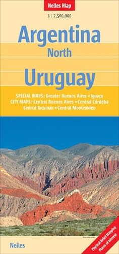 Northern Argentina and Uruguay Map (Nelles Maps) (English, French, Italian and German Edition) (9783865742018) by Nelles