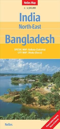 Stock image for North-East India and Bangladesh Nelles Map (Nelles Maps) (English, French and German Edition) for sale by Ergodebooks