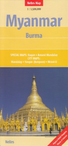 Beispielbild fr Myanmar - Burma 1 : 1 500 000 (Nelles Map) zum Verkauf von medimops