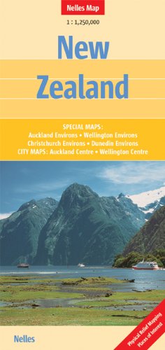 New Zealand Nelles map (9783865742520) by Nelles Verlag