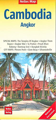 Cambodia - Angkor Polyart 1: 1,5 Mio. - Nelles Map (Nelles Map / Strassenkarte) [Map] Nelles