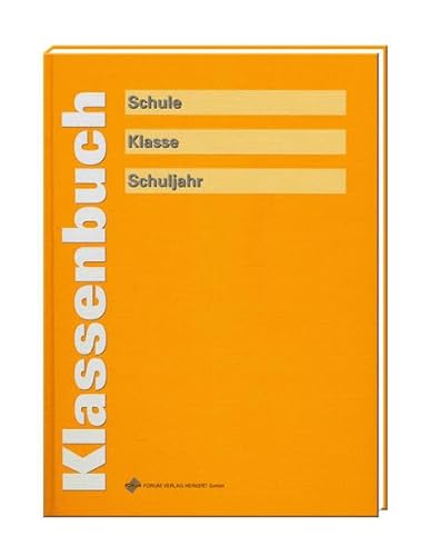 Stock image for Klassenbuch (orange) -Language: german for sale by GreatBookPrices