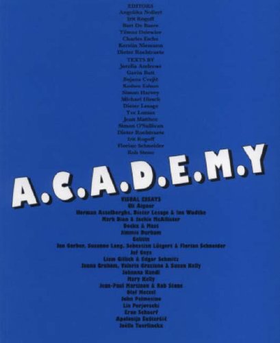 Beispielbild fr A.C.A.D.E.M.Y: Academy. Learning from Art zum Verkauf von Anybook.com