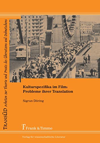 9783865961006: Kulturspezifika im Film: Probleme ihrer Translation: Probleme ihrer Translatio