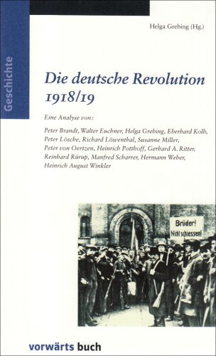 9783866022928: Die deutsche Revolution 1918/19