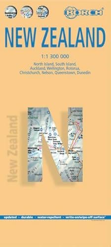 Beispielbild fr Laminated New Zealand Map by Borch (English Edition) zum Verkauf von GF Books, Inc.