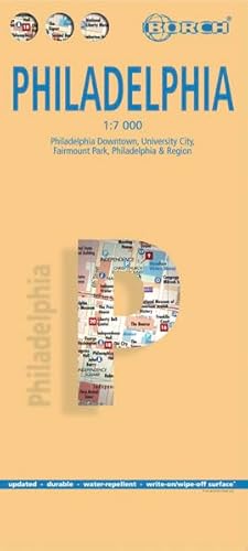 Beispielbild fr Philadelphia: 1:7000. Einzelkarten: Philadelphia Downtown 1:7000, Philadelphia & Region 1:125000, University City 1:12000, Fairmount Park 1:15000, . & time zones: BB.C538 (Borch Maps) zum Verkauf von medimops