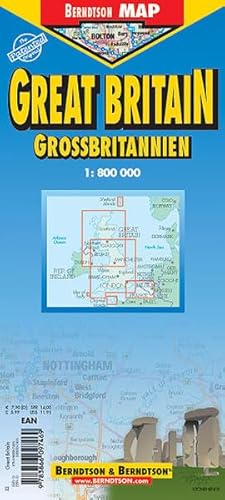 Beispielbild fr Great Britain Map by Berndtson & Berndtson zum Verkauf von SecondSale