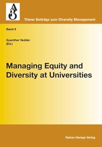 Beispielbild fr Managing Equity and Diversity at Universities zum Verkauf von Der Ziegelbrenner - Medienversand