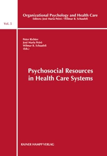 9783866181328: Psychosocial Resources in Health Care Systems