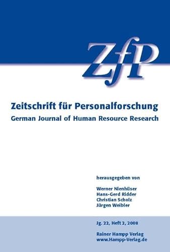 Employee Participation and Organisational Culture: Special issue of Zeitschrift für Personalforschung 2/2008 - Nerdinger Friedemann, W.