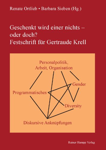 Stock image for Geschenkt wird einer nichts - oder doch?: Festschrift fr Gertraude Krell for sale by medimops