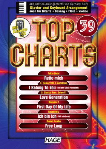 Beispielbild fr Top Charts 39. Songbuch, Midi zum Verkauf von medimops