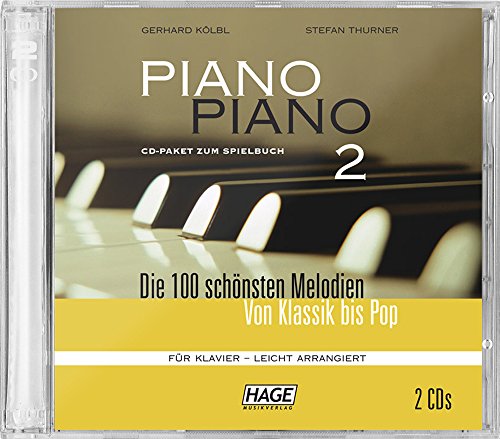 Beispielbild fr Piano Piano 2 - leicht arrangiert, CD-Paket mit 2 CDs: Die 100 schnsten Melodien von Klassik bis Pop zum Verkauf von medimops