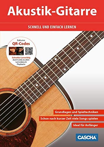 Akustik Gitarrenschule + CD + DVD - Cascha