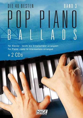 Stock image for Pop Piano Ballads 3 mit 2 CDs: Die 40 besten Pop Piano Ballads - leicht bis mittelschwer arrangiert for sale by WorldofBooks