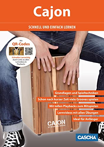 Imagen de archivo de Cajon - schnell und einfach lernen + CD + DVD: Grundlagen und Spieltechniken - Schon nach kurzer Zeit viele Grooves spielen - Ideal fr Anfnger - DVD . Playbacks zum Mitspielen - Mit vielen Fotos a la venta por Revaluation Books