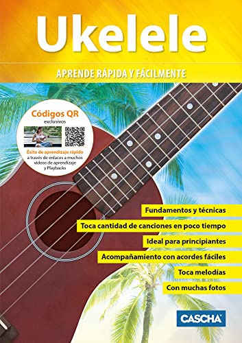 Imagen de archivo de Ukelele - Aprende rápida y fácilmente: Curso de ukelele + DVD a la venta por WorldofBooks