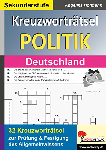 Beispielbild fr Kreuzwortrtsel Politik in Deutschland zum Verkauf von medimops