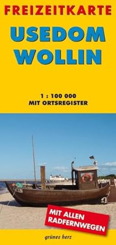 Beispielbild fr Freizeitkarte Usedom/Wollin: Mit allen Radfernwegen und Ortsregister. Mastab 1:100.000. (Freizeitkarten) zum Verkauf von medimops