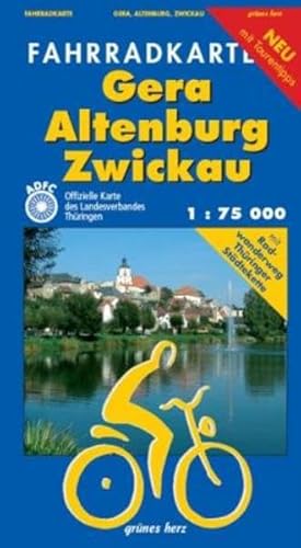 9783866360624: Gera - Altenburg - Zwickau 1 : 75 000 Fahrradkarte: Mit Radwanderweg Thringer Stdtekette. Mit Tourentipps. Offizielle Karte des ADFC-Landesverbandes Thringen