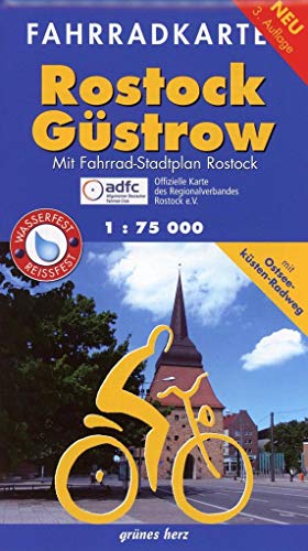 9783866360662: Fahrradkarte Rostock, Gstrow