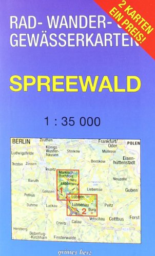 Rad-, Wander- und Gewässerkarten-Set: Spreewald: Mit den Karten: