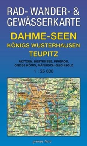 Beispielbild fr Rad-, Wander- und Gewsserkarten-Set: Spree- und Dahme-Heideseen: Mit den Karten: "Dahme-Seen: Knigs Wusterhausen, Teupitz", "Dahme-Spree: Kpenik, . Gewsser, Scharmtzelsee". Mastab 1:35.000. zum Verkauf von medimops