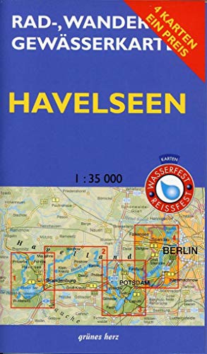 Rad-, Wander- und Gewaesserkarten-Set: Havelseen 1 : 35 000