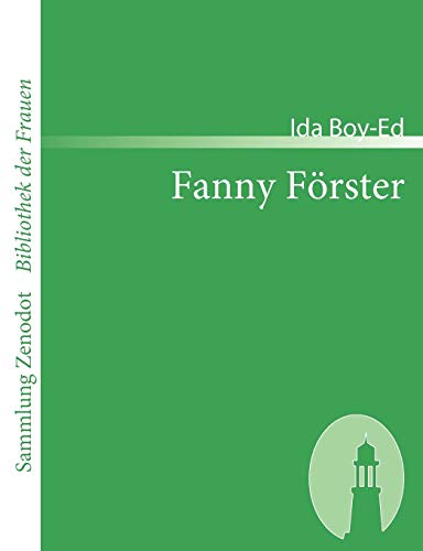 9783866401198: Fanny Frster (Sammlung Zenodot ibliothek Der Frauen)