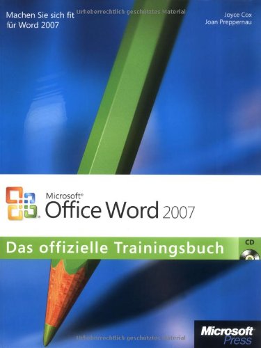 Imagen de archivo de Microsoft Office Word 2007 : Das offizielle Trainingsbuch a la venta por Buchpark