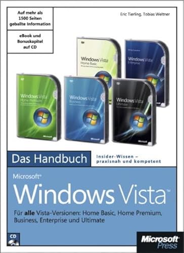 Beispielbild fr Microsoft Windows Vista - das Handbuch. zum Verkauf von Antiquariat + Buchhandlung Bcher-Quell