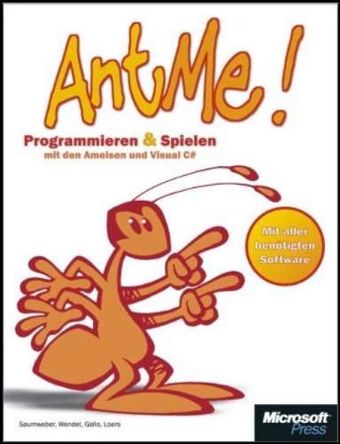 Beispielbild fr AntMe! - Programmieren und Spielen mit den Ameisen und Visual C# mit CD-ROM von Walter Saumweber (Autor), Tom Wendel (Autor), Wolfgang Gallo (Autor), Sebastian Loers (Autor) Wollten Sie schon immer mal Programmieren lernen, so richtig von den Basics bis hin zu modernen Programmiertechniken? Vielleicht sogar mit Blick in Richtung Spieleentwicklung? Aber geht das auch einfach und mit Spa, ohne ausschlielich Theorie zu pauken? Die Antwort ist ein eindeutiges Ja! Der GrundAntMe! Dabei handelt es sich um ein Simulations-Spiel, das den eigentlichen Inhalt dieses Buches bildet, wobei sich der Erfolg im Spiel durch geschickte Programmierung der Bewohner dieser Simulation, die Ameisen, einstellt. Dadurch und durch Exkurse in die Grundstze der Programmierung erlernen sie die Kunst des Codens bis hin zur Objektorientierung nebenbei und fast von selbst. Die Beispiele basieren auf Visual C sharp, einer der modernsten und leistungsfhigsten Programmiersprachen, die vermittelten Inhalte sind aber zum Verkauf von BUCHSERVICE / ANTIQUARIAT Lars Lutzer