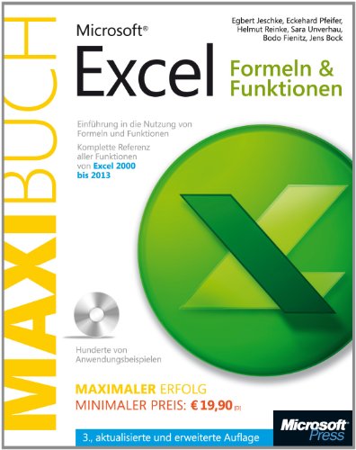 Stock image for Microsoft Excel: Formeln & Funktionen - Das Maxibuch : Einfhrung in die Nutzung von Formeln und Funktionen for sale by Buchpark