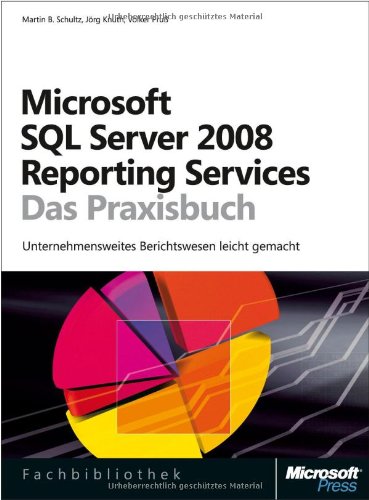 Stock image for Microsoft SQL Server 2008 Reporting Services - Das Praxisbuch: Unternehmensweites Reporting leicht gemacht Informatik Informatiker Netzwerke Informationswissenschaften EDV Datenkommunikation Networks Informatik EDV Datenkommunikation Netzwerk Microsoft SQL Server 2008 Reporting Service Sven Bayer (Autor), Jrg Knuth (Autor), Martin B. Schultz (Autor) Microsoft SQL Server 2008 Reporting Services sind als Bestandteil von SQL Server 2008 ohne weitere Lizenzkosten nutzbar. Als Bestandteil des Microsoft Business Intelligence Frameworks stellen sie eine serverbasierte Lsung zum Entwickeln, Verwalten und Verteilen von Berichten zur Verfgung. Ziel dieses Buchs ist es, Ihnen diese neue Technologie verstndlich zu machen und dabei nah an der Praxis zu bleiben. Das heit konkretDie Autoren erlutern Ihnen anhand von Szenarien die Praxisrelevanz der jeweiligen Features und vertiefen wichtige Themen mit einer Schritt-fr-Schritt-Anleitung. Das Buch ist so aufgebaut, dass auch Nutzer, die noch kei for sale by BUCHSERVICE / ANTIQUARIAT Lars Lutzer