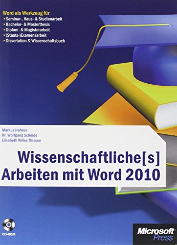 Beispielbild fr Wissenschaftliche[s] Arbeiten mit Word 2010 zum Verkauf von medimops