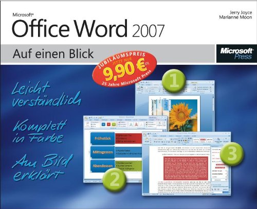 Imagen de archivo de Microsoft Office Word 2007 auf einen Blick - Jubilumsausgabe a la venta por medimops