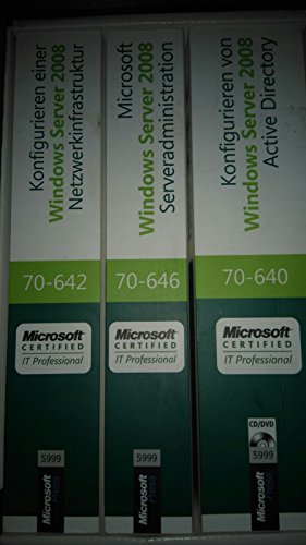 Beispielbild fr MCITP Windows Server 2008 Server Administrator CorePack - Original Microsoft Training fr Examen 70-640, 70-642, 70-646 zum Verkauf von medimops