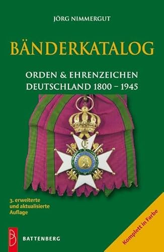 Stock image for Bnderkatalog Orden und Ehrenzeichen Deutschland 1800 1945 for sale by PBShop.store US