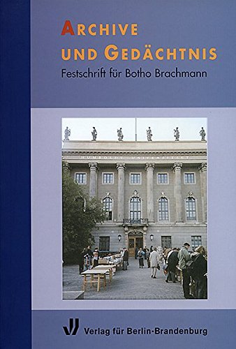 Beispielbild fr Archive und Gedchtnis: Festschrift fr Botho Brachmann (Potsdamer Studien) zum Verkauf von Antiquarius / Antiquariat Hackelbusch