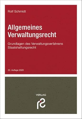 Beispielbild fr Allgemeines Verwaltungsrecht: Grundlagen des Verwaltungsverfahrens; Staatshaftungsrecht zum Verkauf von medimops