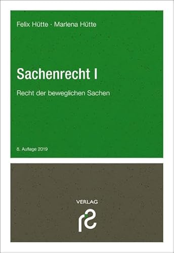 Beispielbild fr Sachenrecht I: Recht der beweglichen Sachen zum Verkauf von medimops