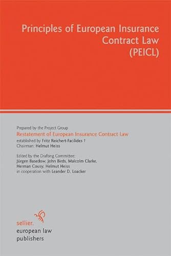 Stock image for Principles of European Insurance Contract Law (PEICL) for sale by Phatpocket Limited