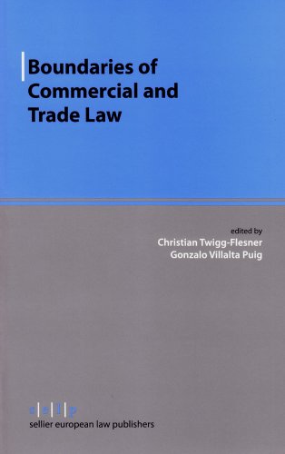 Beispielbild fr Boundaries of Commercial and Trade Law zum Verkauf von Phatpocket Limited